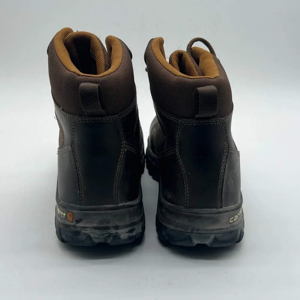 Carhartt CMF6284 Rugged Flex 6 Steel Toe Work Boots Mens 11 M Brown Leather EH